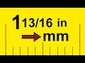 How to Convert 1 Inches to Millimeters