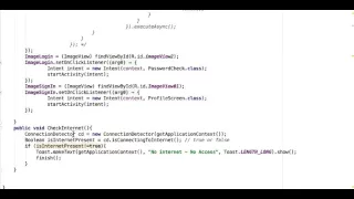ANDROID JAVA Check Internet