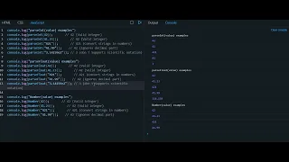 Differences Between parseInt parseFloat and Number in JavaScript