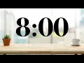 8 Minute Calm Lofi Music Desk Timer Focus Study Classroom Work Presentations