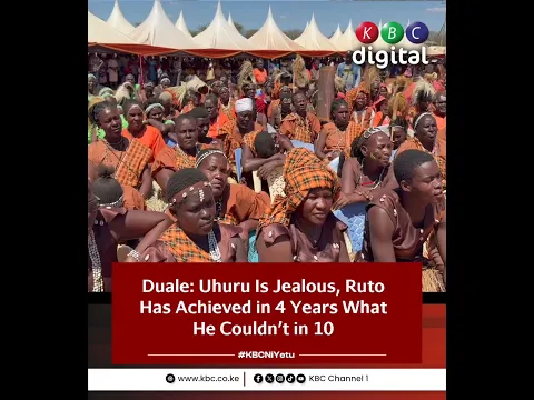 Duale accuses Uhuru of jealousy, says Ruto has achieved in 4 years what he couldn’t in 10 years