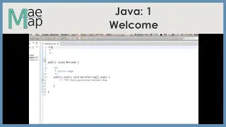 Java 1 Welcome
