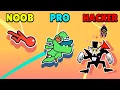 NOOB vs PRO vs HACKER Stickman Hook Gameplay