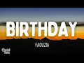 Faouzia - BIRTHDAY (Lyrics)