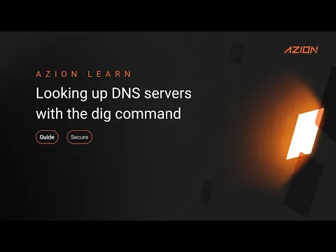Download MP3 Looking up DNS servers with Dig command
