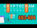 CRYPTOGRAM Word Logic Puzzles level 493 494
