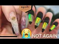 THE TERRIBLE GREENIES ARE BACK Restoring My Nails From Bacteria Transformation