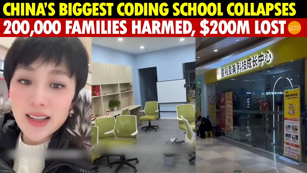 Outline Video China’s Biggest Coding Education Company Crashes, Harming 200,000 Families, $200 Million Vanished