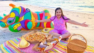 شفا فطرت  على البحر في رمضان   دندنها