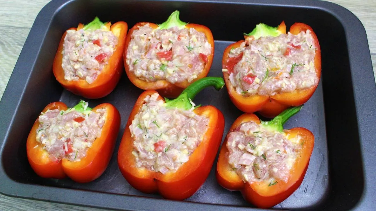 Die leckersten Gefüllte Paprika | Abendessen Rezept | Ein schnelles Rezept #65