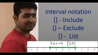 Best way to understand Interval and Interval notations open interval closed interval