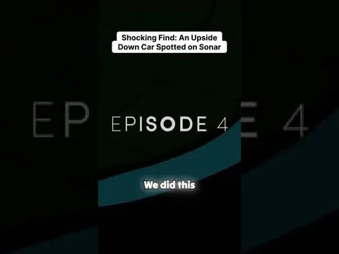 Shocking Find: An Upside Down Car Spotted on Sonar