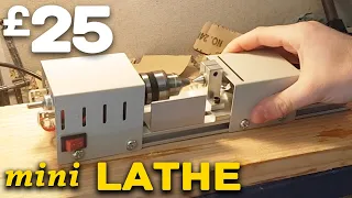 Testing the internet s cheapest Mini Lathe - Reviewing Wood Turning Tools Chisels Chucks