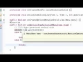 Android Application Development Tutorial 52 Making MenuItems do something