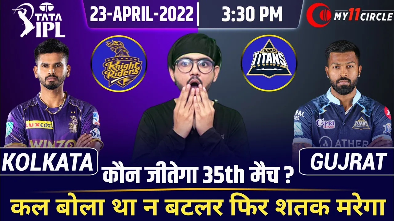 IPL 2022-KKR vs GT 35th Match Prediction,Pre–Analysis,Playing 11,Fantasy Team and Much More