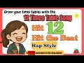 12 Times Table Song FREE Worksheet Rap Style Fun Multiplication