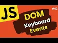 JavaScript Keyboard Events How to use Keyboard Events in JS