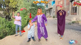 لما امك واخوك الصغير يتخانقوا مع راجل قزم في الشارع عمر نصر 