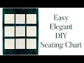 Easy DIY Seating Chart