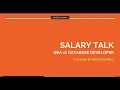 Who Makes More Money SQL DBA or DEVELOPER