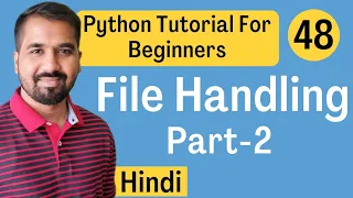 File Handling in Python Part-2 Explained in Hindi l Python Tutorial For Beginners