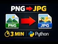 Convert PNG to JPG in 3 Minutes Python Project CodeWithIshan