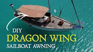 How to make a “Dragon Wing” sailboat awning