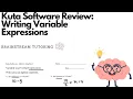 10 Minute Review of Writing Variable Expressions by Kuta Software
