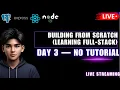Building my first real full-stack app from scratch Day 3