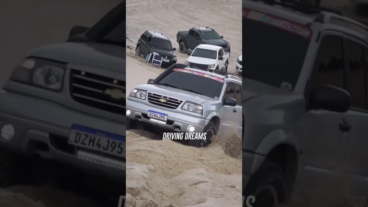Mitsubishi Pajero Tr4 4x4 e Renault Duster 4x4 fazendo bonito nas dunas!