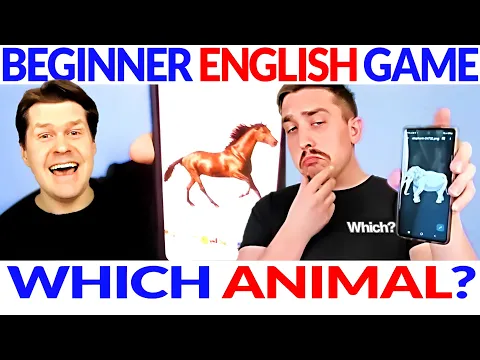 Easy リスニング Game for 英語 初心者: Which Animal? 🐇🐄🐘🐅🐍🦜🐝 Simple 英語コンプリヘンシブル・インプット