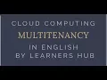 Cloud Computing session-6 Multitenancy Tutorial In English