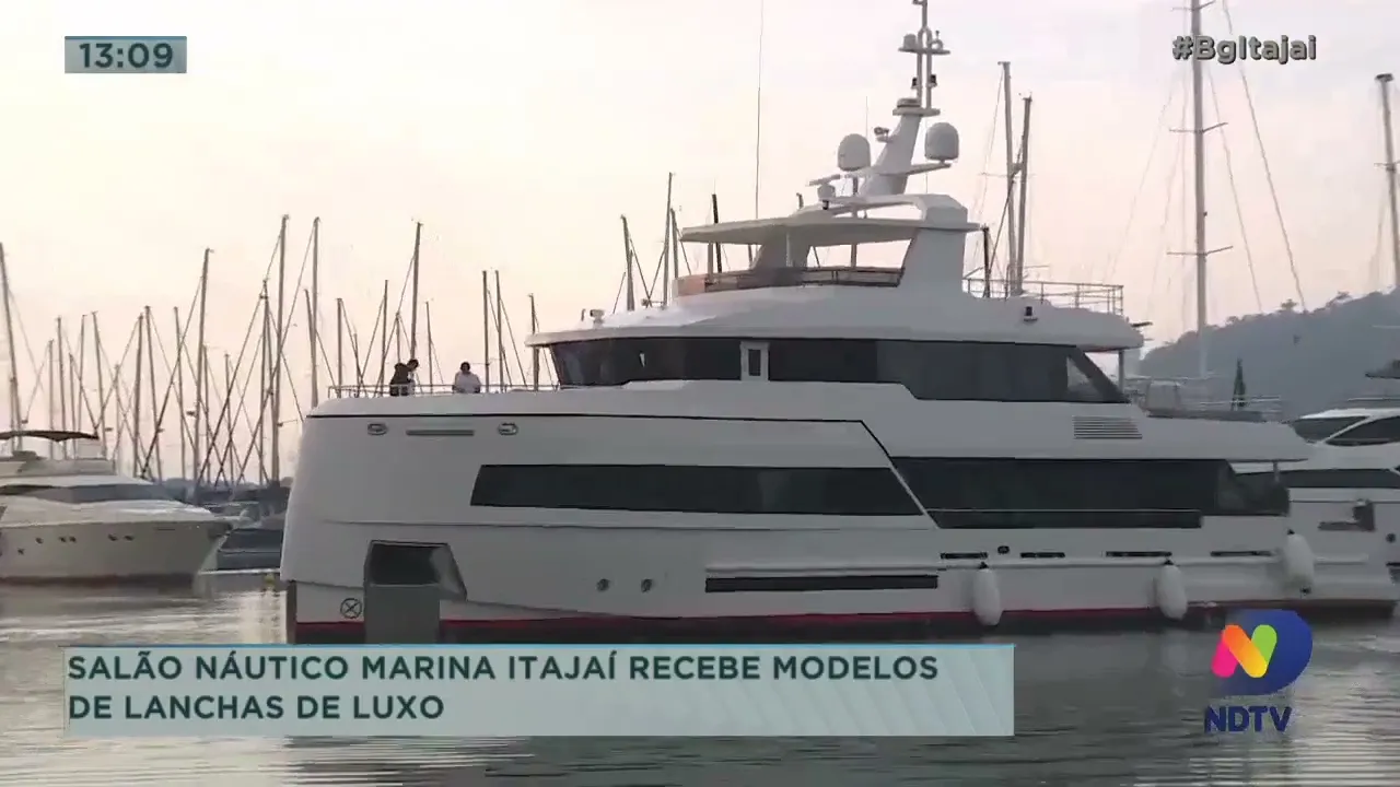 Salão Náutico Marina Itajaí recebe modelos de lanchas de luxo