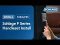 How To Install a Schlage F Series Handleset F93