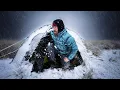 Download Lagu INCOMING STORM! CAMPING In Heavy Rain and Snow - Solo Tent Camping 