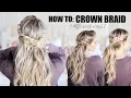 How to do a Crown Braid 2 EASY WAYS Twist Me Pretty