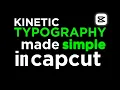 Typography Motion Graphics animation in CapCut capcut tutorial