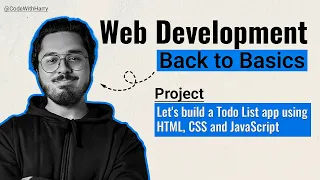 Todo List App Using HTML CSS and JavaScript Back to Basics Web Development Project