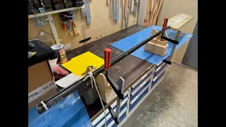 Work on the bow paddel.
