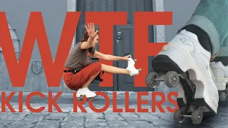 SNEAKERS ROLLER SKATES INLINE SKATES KICK ROLLERS