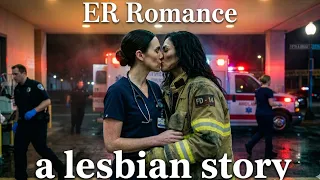 ER Romance A doctor falls deeply in love with a firefighter sapphic tale