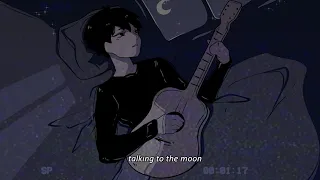 Download talking to the moon - (slowed acoustic cover) MP3