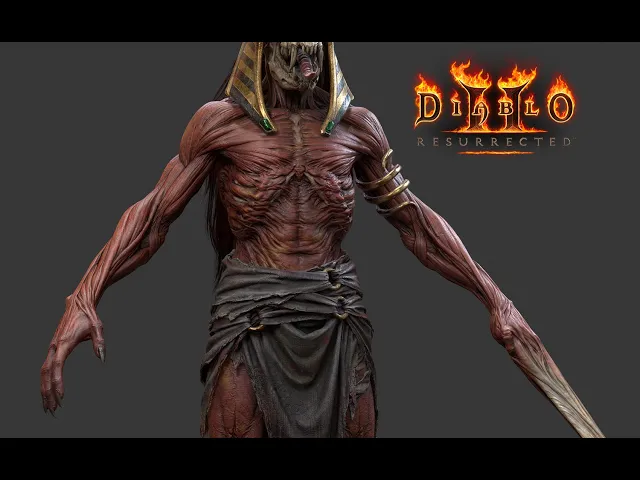 Greater Mummy 3d model Turntable - Diablo ® II: Resurrected