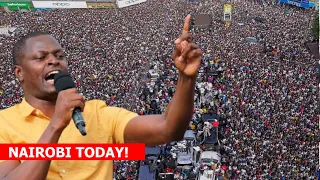 LIVE! NDINDI NYORO STORMS NAIROBI TO DESTROY RUTO AFTER BEING ENDORSED BY UHURU!