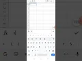Autofill dates using Google Sheets app