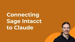 Connecting Sage Intacct to Claude