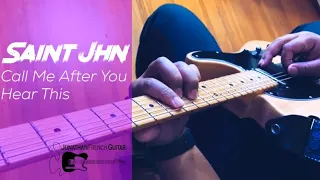 saint jhn call me after you hear this guitar tutorial