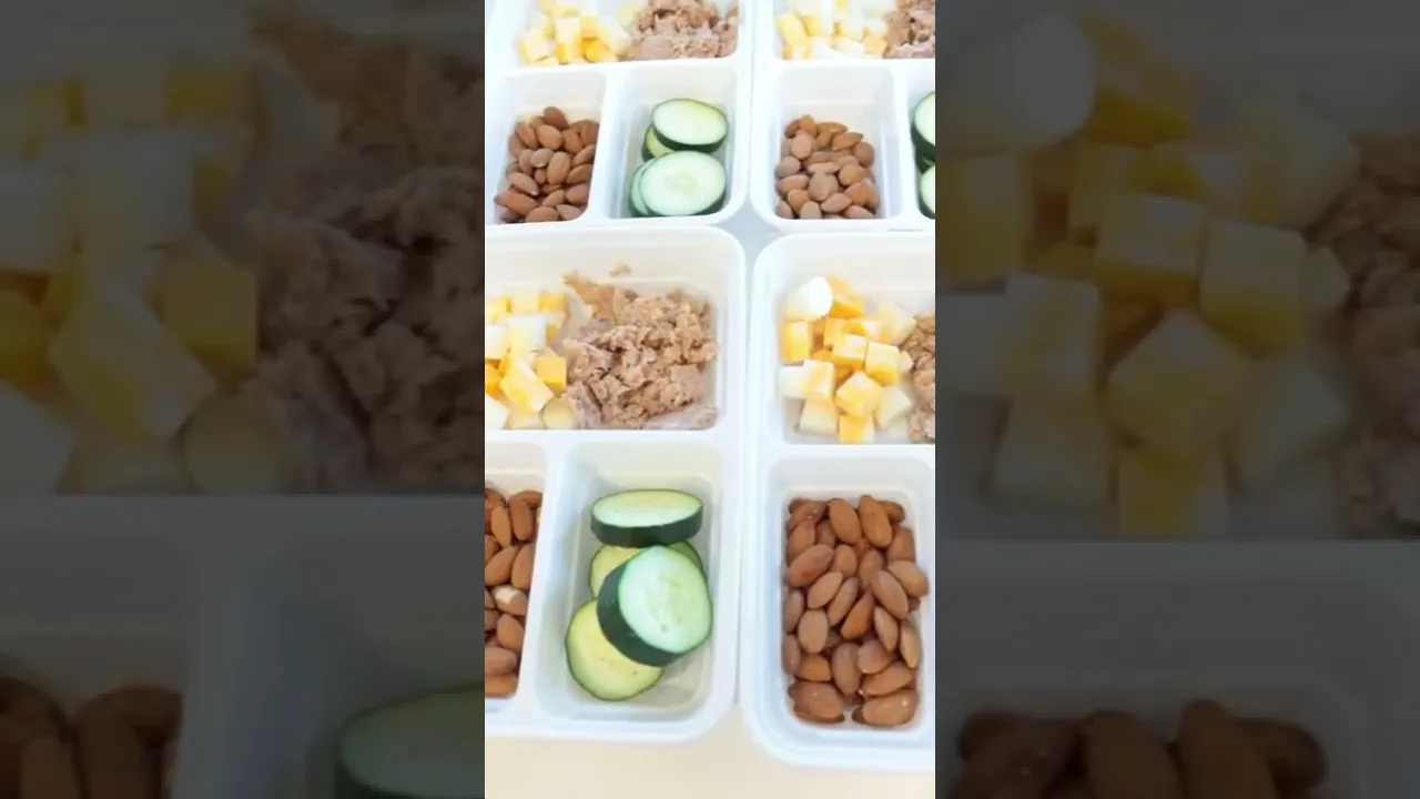 Lazy Lunch Snack Box idea - Easy tuna lunch snack