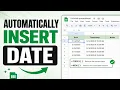 How to Automatically Insert Date and Timestamp in Google Sheets Full Guide