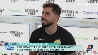Criciúma treina forte de olho na 11ª rodada da Série B